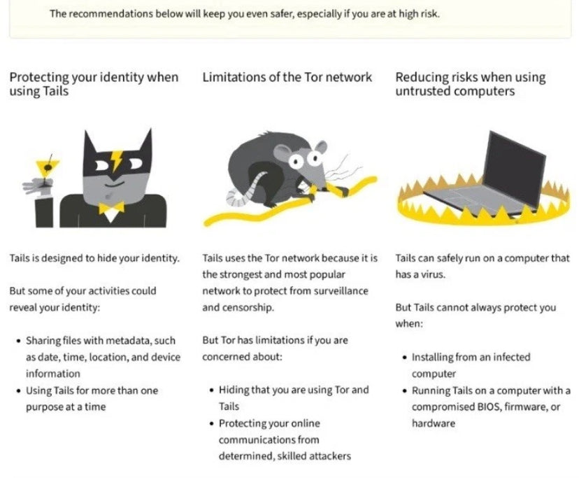 Tails Tor Linux Bootable USB | Private & Anonymous Browsing | 32GB