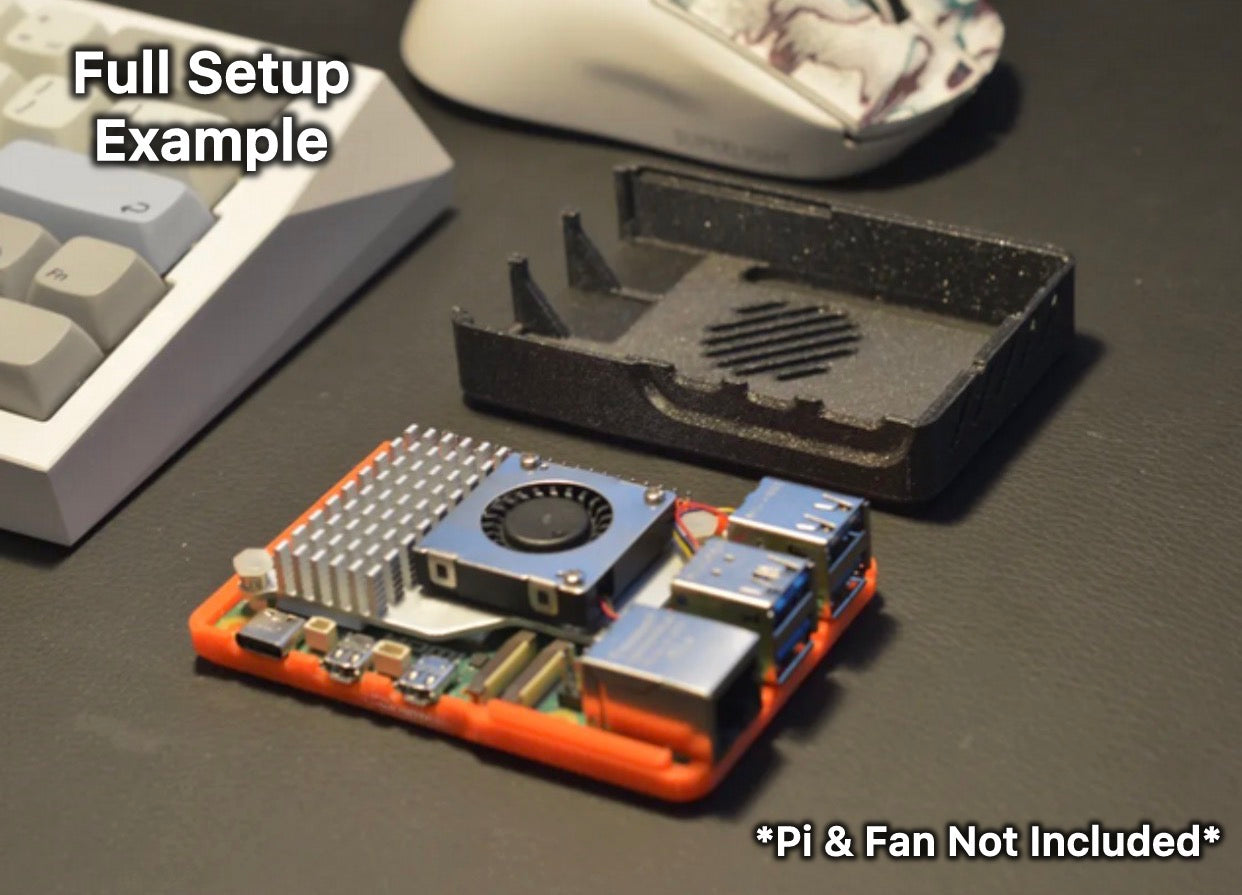 Raspberry Pi 5 Case | Snap Fit | Gold PETG