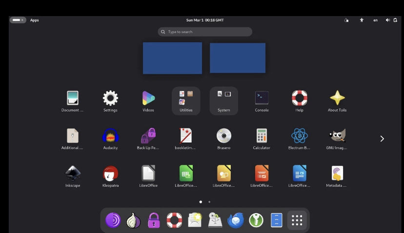 Tails Tor Linux Bootable USB | Private & Anonymous Browsing | 32GB