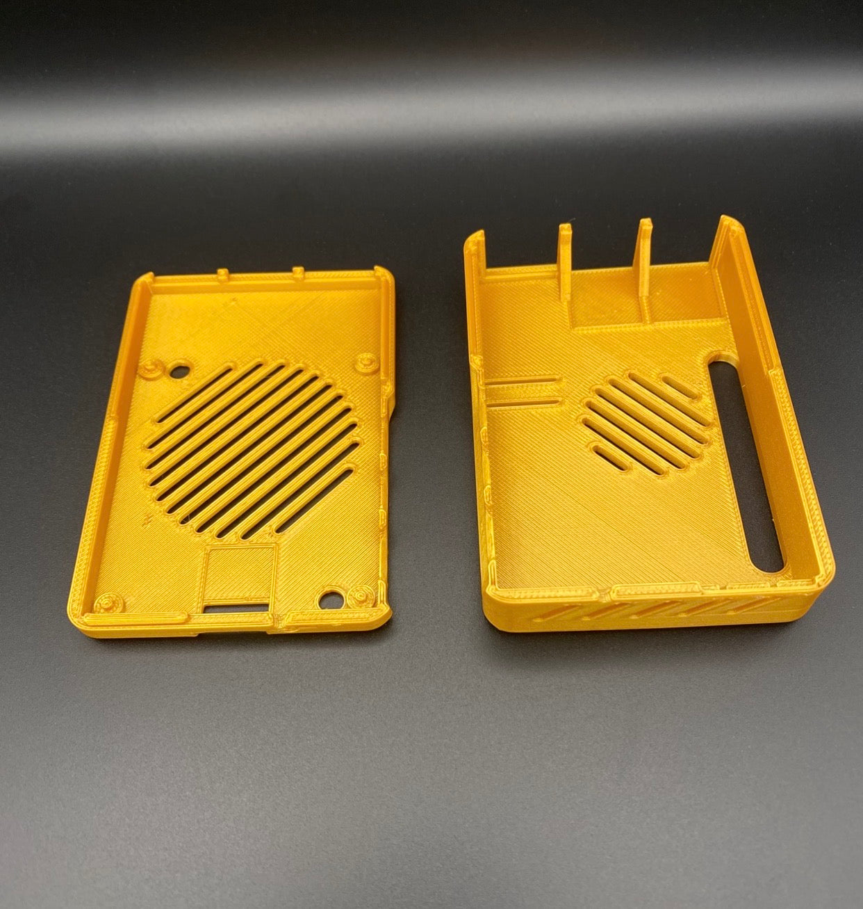 Raspberry Pi 5 Case | Snap Fit | Gold PETG
