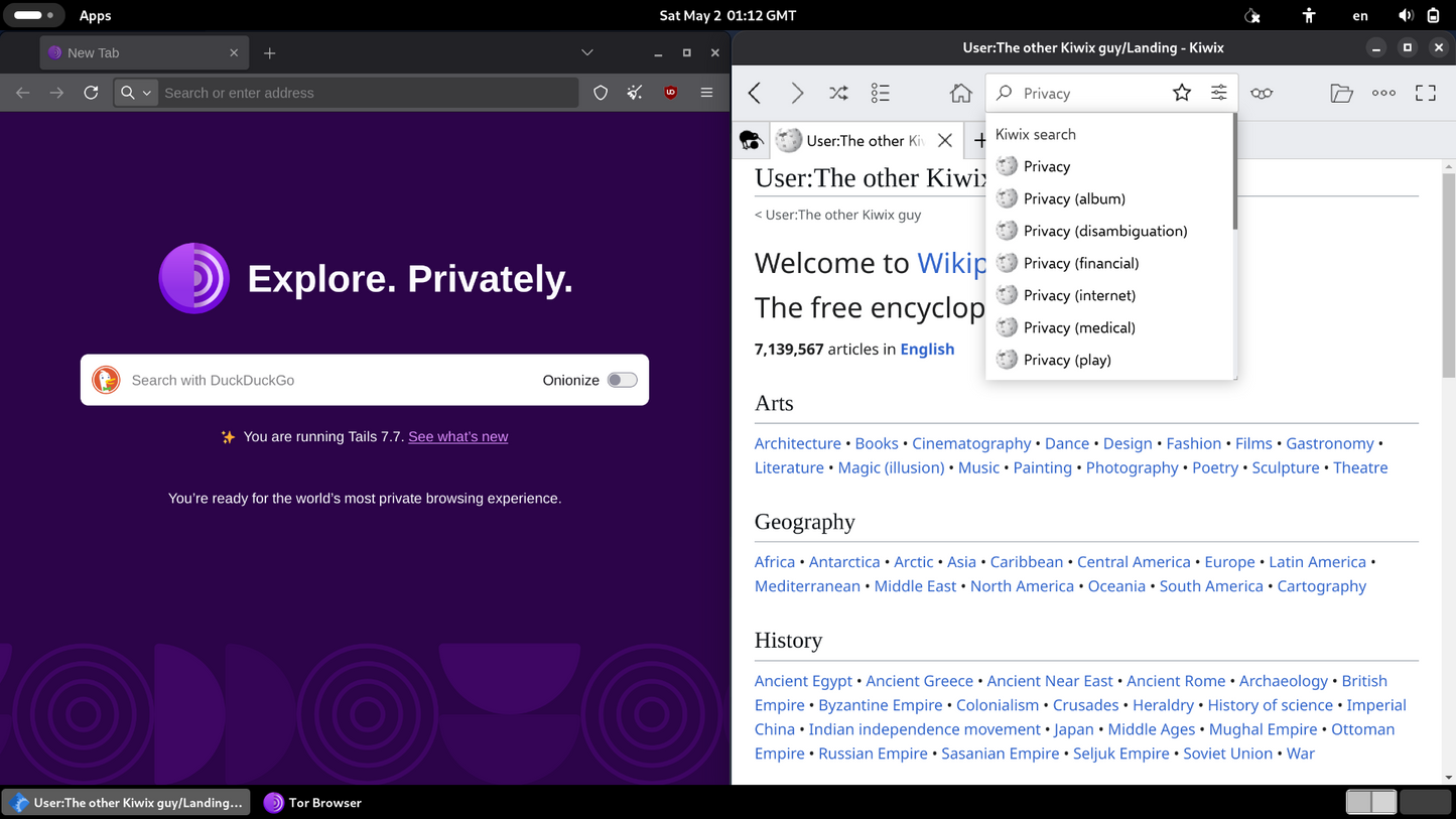 Offline Wikipedia Tails USB | Bootable 128GB 3.2